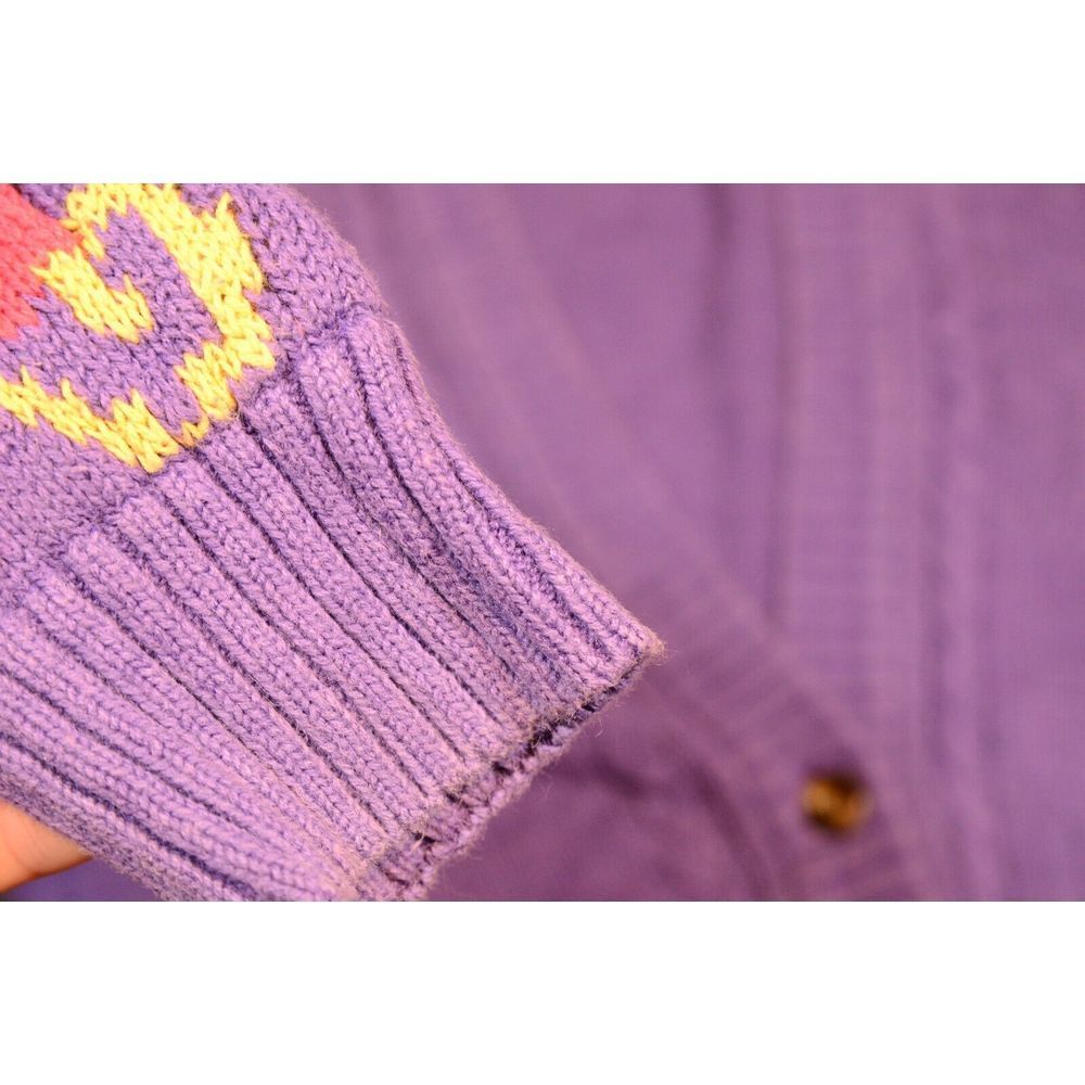 Vintage Levis Travelers Cardigan Sweater Flower Berries Taylor Women Size Medium - Picture 3 of 7